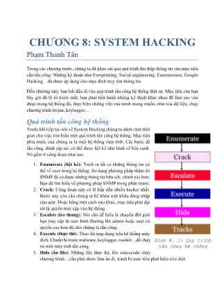 An toàn thông tin - Chương 8: System Hacking - Phạm Thanh Tân