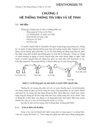 Bài giảng: Hệ thống viễn thông 2 (Phần 2)