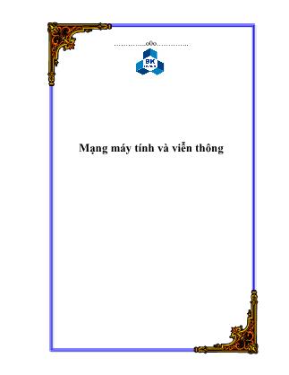 Bài giảng Mạng máy tính và viễn thông