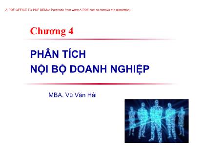 Bài giảng Quản trị chiến lược - Chương 4: Phân tích nội bộ doanh nghiệp - Vũ Văn Hải