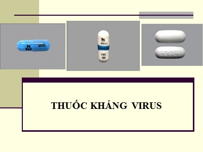 Bài giảng Thuốc kháng Virus