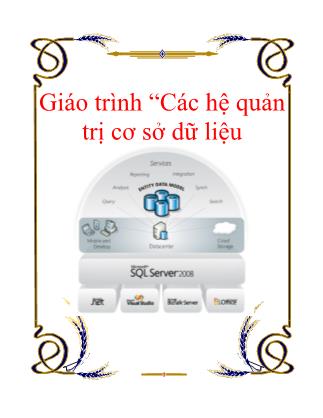 Giáo trình Các hệ quản trị cơ sở dữ liệu