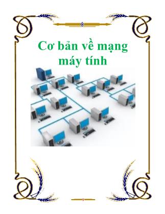 Giáo trình Cơ bản về mạng máy tính