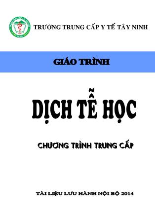 Giáo trình Dịch tễ học (Phần 1)