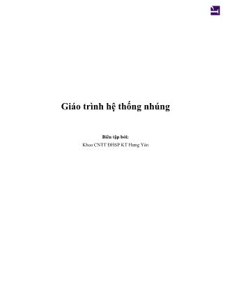 Giáo trình Hệ thống nhúng (Phần 1)