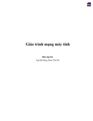 Giáo trình Mạng máy tính (Phần 1)