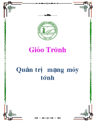 Giáo trình Quản trị mạng máy tính