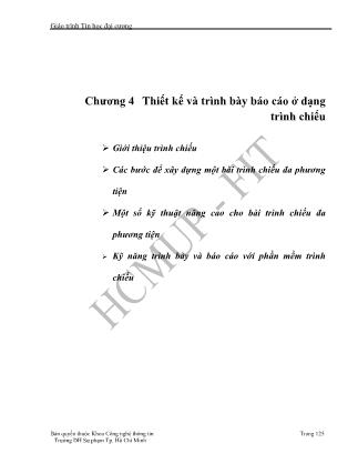 Giáo trình Tin học đại cương (Dành cho sinh viên năm I của các ngành học) - Phần 2