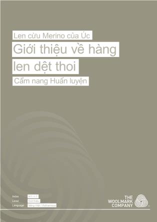 Giới thiệu về hàng len dệt thoi - Len cừu Merino của Úc