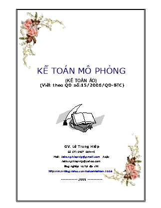 Kế toán mô phỏng (Kế toán ảo) - Lê Trung Hiệp