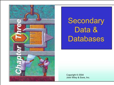 Secondary Data & Databases