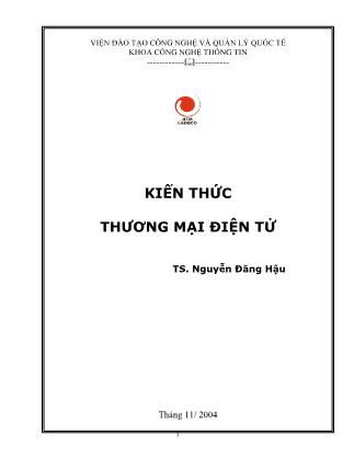 Tài liệu Kiến thức thương mại điện tử