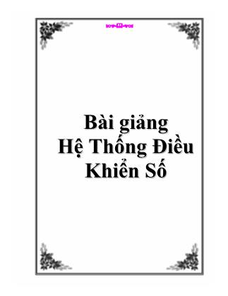 Bài giảng hệ thống điều khiển số