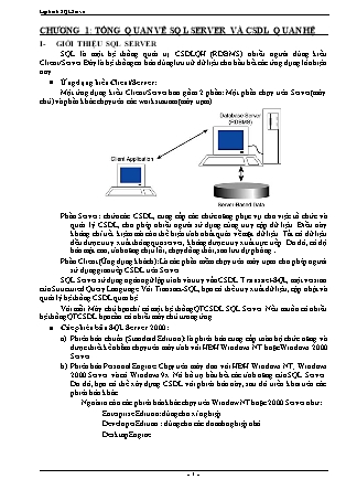 Bài giảng Lập trình SQL Server