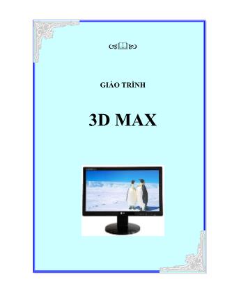 Giáo trình 3D MAX