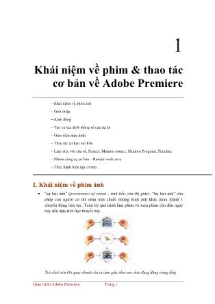 Giáo trình Adobe Premiere