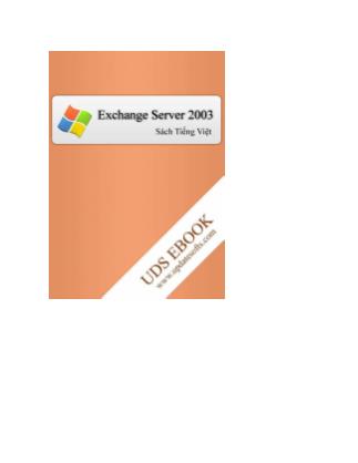 Giáo trình Microsoft Exchange Server 2003