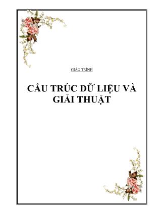 Giáo trình môn học Cấu trúc dữ liệu và giải thuật