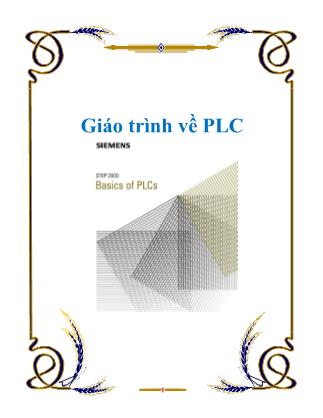 Giáo trình môn PLC (Programmable Logic Control)