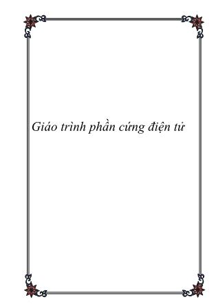 Giáo trình phần cứng điện tử