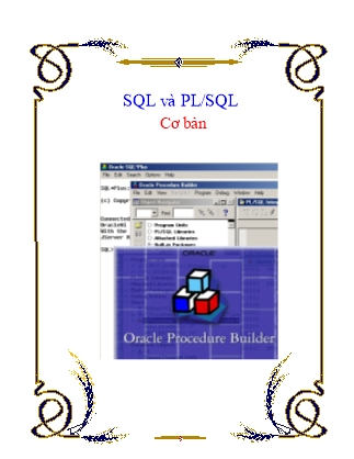 Giáo trình SQL và PL/SQL cơ bản (Bản mới)