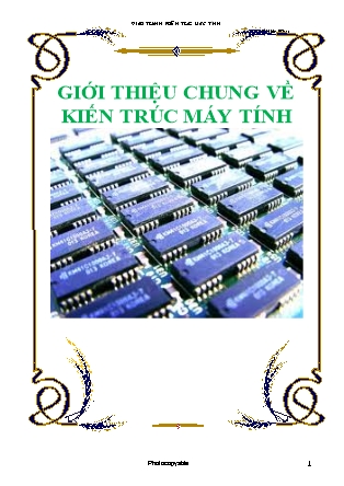 Giới thiệu chung về kiến trúc máy tính