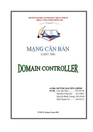 Mạng căn bản Domain Controller