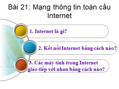 Mạng thông tin toàn cầu Internet