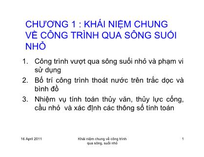 Bài giảng Cầu cong góc