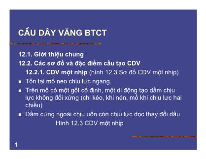 Bài giảng Cầu dây văng