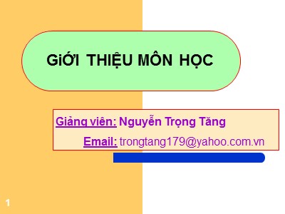 Bài giảng Hóa lý - Chương 1: Hấp phụ - Nguyễn Trọng Tăng