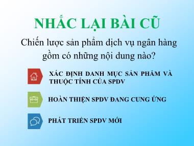 Bài giảng Marketing ngân hàng - Bài 5: Chiến lược giá - ThS. Nguyễn Thùy Dung