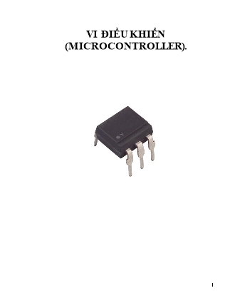 Bài giảng Vi điều khiển (Microcontroller)