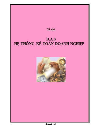 B.A.S Hệ thống kế toán doanh nghiệp