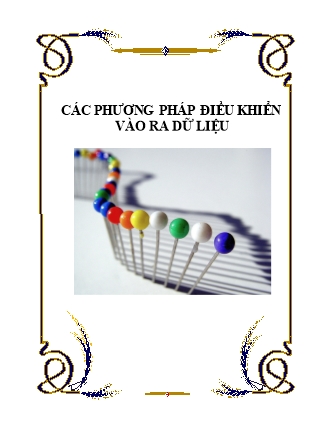 Các phương pháp điều khiển vào ra dữ liệu