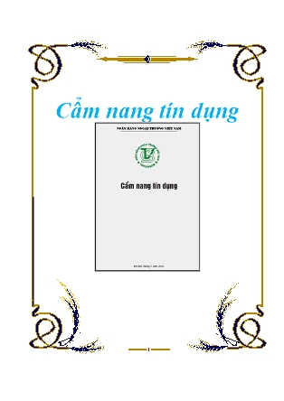 Cẩm nang tín dụng (Bản mới)