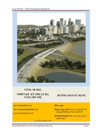 Civil 3D 2011 – Thiết kế kỹ thuật hạ tầng đô thị (Tập 1)