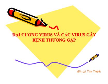 Đại cương virus và các virus gây bệnh thường gặp