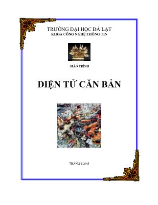 Giáo trình Điện tử căn bản - Phan Văn Nghĩa