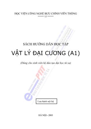 Giáo trình Hướng dẫn học tập vật lý đại cương (A1)