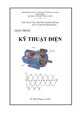 Giáo trình Kỹ thuật điện - ThS. Nguyễn Trọng Thắng