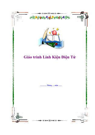 Giáo trình Linh kiện điện tử