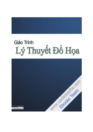 Giáo trình Lý thuyết đồ họa