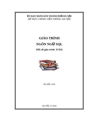 Giáo trình Ngôn ngữ SQL (Structured Query Language)