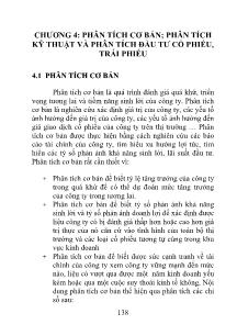 Giáo trình Phân tích đầu tư chứng khoán (Phần 2)