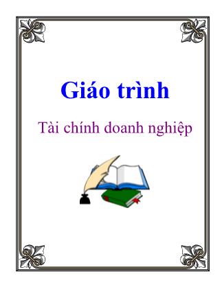 Giáo trình Tài chính doanh nghiệp