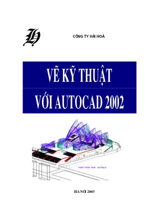 Giáo trình vẽ kỹ thuật với AutoCAD 2002