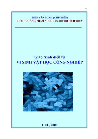 Giáo trình Vi sinh vật học công nghiệp