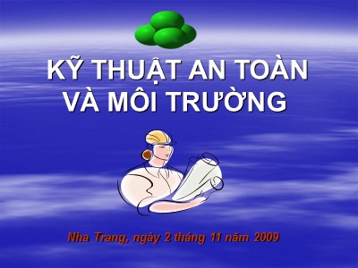 Kỹ thuật an toàn và môi trường