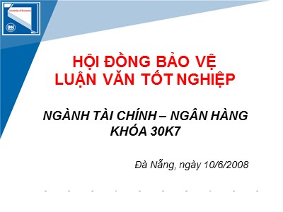 Luận văn Quản trị rủi ro trong hoạt động kinh doanh ngân hàng điện tử tại Ngân hàng Đầu tư và Phát triển Việt Nam (BIDV) – Chi nhánh Đà Nẵng